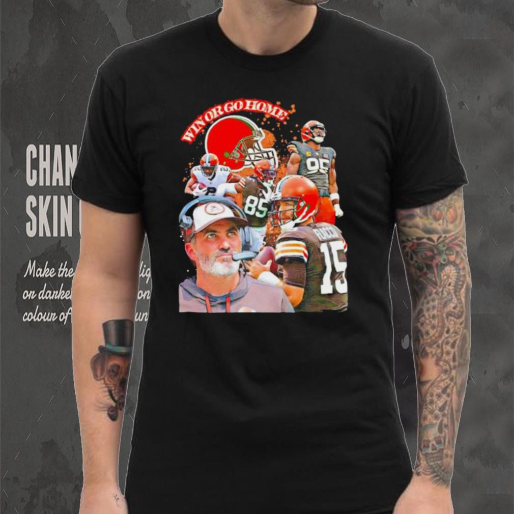 Cleveland Browns football team win or go home shirt Cleveland Browns football team win or go home shirt