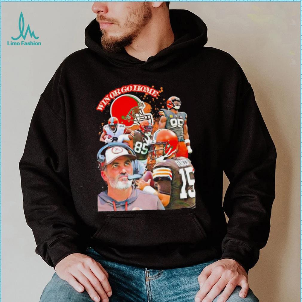 Cleveland Browns football team win or go home shirt Cleveland Browns football team win or go home shirt