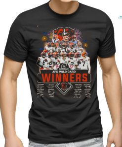 Cleveland Browns team 2023 2024 afc wild card winners signature shirt