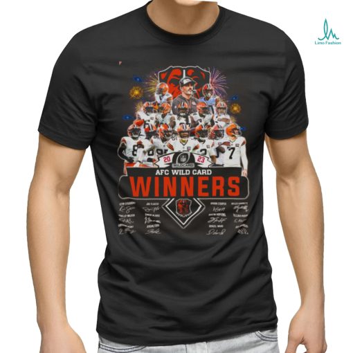 Cleveland Browns team 2023 2024 afc wild card winners signature shirt