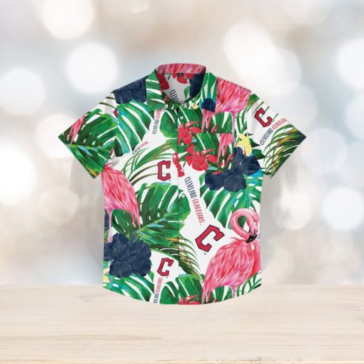 Cleveland Guardians Flamingo Hawaiian Shirt