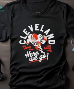 Cleveland Here We Go Browns Football mascot shirt