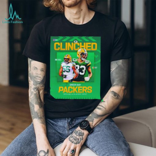 Cliched Green Bay Packer Secure A Playoff Spot NFL 2024 Shirt
