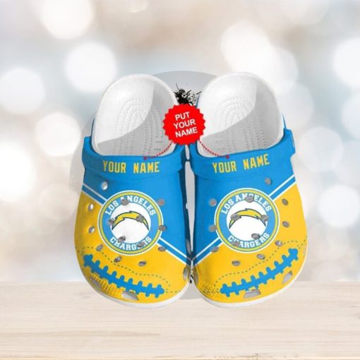 Clog Shoes NFL Football Los Angeles Chargers Personalized Crocs