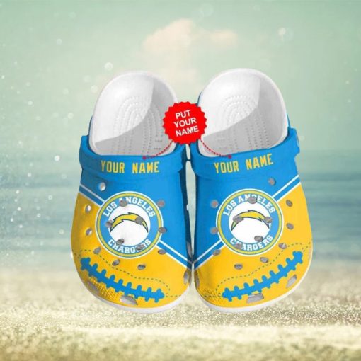 Clog Shoes NFL Football Los Angeles Chargers Personalized Crocs