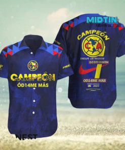 Club America Corona Campeon 14 Hawaiian Shirt