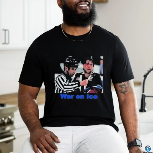 Cm Punk Is Wearing A Patrick Roy Post Fight Shirt