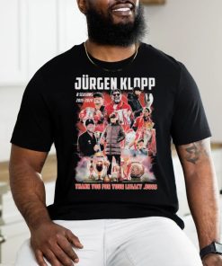 Coach Jurgen Klopp 8 Season At Liverpool 2015 2024 Thank You For Your Legacy, Boss Shirt