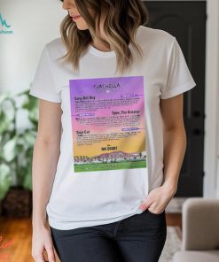 Coachella 2024 Lineup Poster April 12 to 21 2024 The Valley Music And Arts Festival Unisex T Shirt