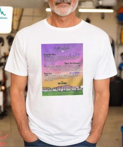 Coachella 2024 Lineup Poster April 12 to 21 2024 The Valley Music And Arts Festival Unisex T Shirt