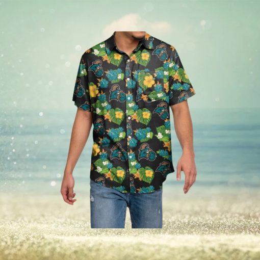 Coastal Carolina Chanticleers Floral Hawaiian Shirt