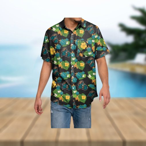 Coastal Carolina Chanticleers Floral Hawaiian Shirt