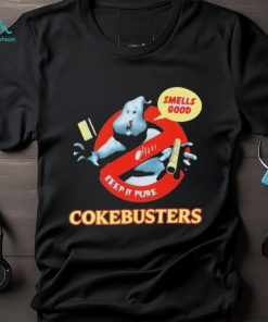 Cokebusters Smells Good Keep It Pure Ghostbuster T shirts
