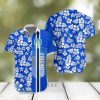 Presbyterian Blue Hose Hawaiian Shirt Summer Gift Coconut Tree Tropical Grunge Pattern For NCAA Fans