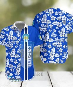 Colchester United Logo Tropical Hawaiian Shirt Beautiful Patterns