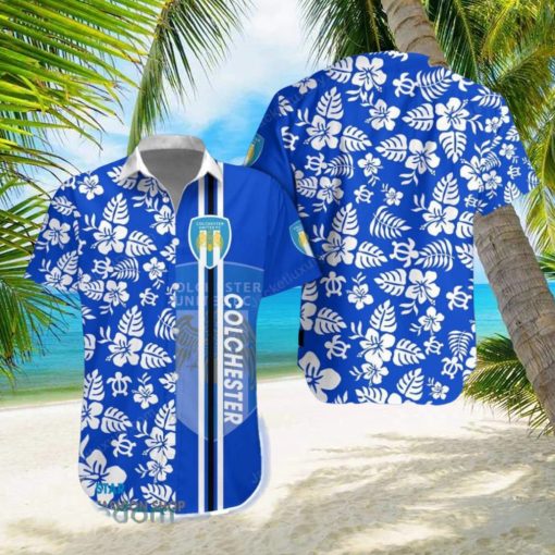 Colchester United Logo Tropical Hawaiian Shirt Beautiful Patterns