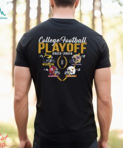 College Football Playoff 2024 CFP 4 Team Helmets T Shirt