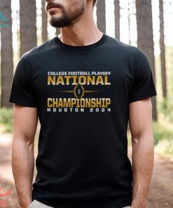 College Football Playoff 2024 National Championship Game Gradient Charcoal T Shirt