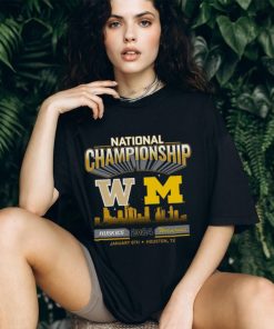 College Football Playoff 2024 National Championship Game Head to Head Skyline T Shirt