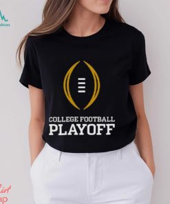 College Football Playoff Logo Black T Shirt