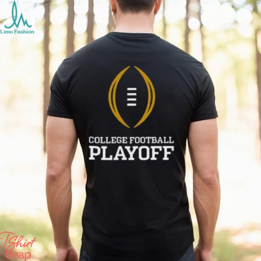 College Football Playoff Logo Black T Shirt