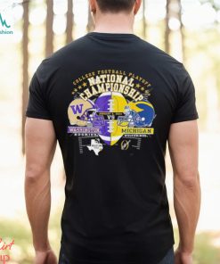 College Football Playoff National Championship Washington Huskies Vs Michigan Wolverines 2024 Shirt