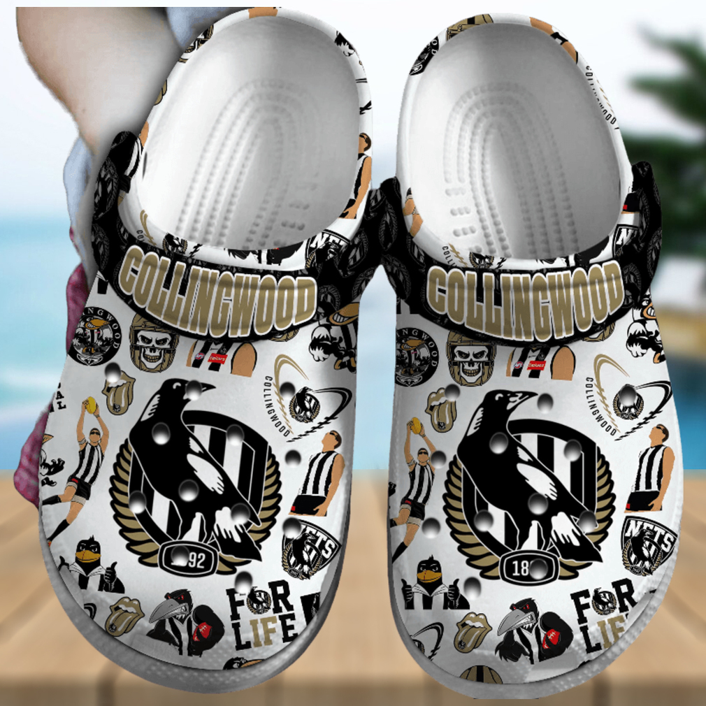 Collingwood Magpies AFL Sport Crocs Crocband Clogs Shoes Comfortable For Men Women and Kids – Footwearelite Exclusive Collingwood Magpies AFL Sport Crocs Crocband Clogs Shoes Comfortable For Men Women and Kids – Footwearelite Exclusive