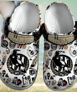 Collingwood Magpies AFL Sport Crocs Crocband Clogs Shoes Comfortable For Men Women and Kids – Footwearelite Exclusive