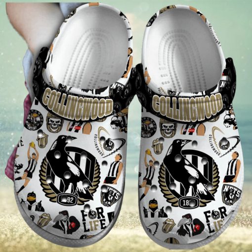 Collingwood Magpies AFL Sport Crocs Crocband Clogs Shoes Comfortable For Men Women and Kids – Footwearelite Exclusive