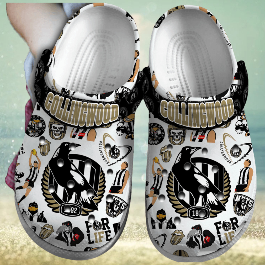 Collingwood Magpies AFL Sport Crocs Crocband Clogs Shoes Comfortable For Men Women and Kids – Footwearelite Exclusive Collingwood Magpies AFL Sport Crocs Crocband Clogs Shoes Comfortable For Men Women and Kids – Footwearelite Exclusive