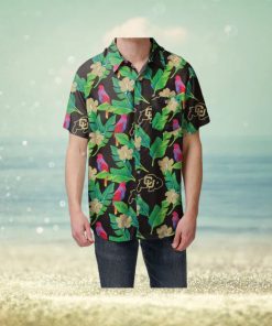 Colorado Buffaloes Floral Hawaiian Shirt