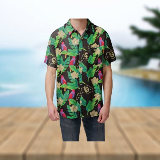 Colorado Buffaloes Floral Hawaiian Shirt