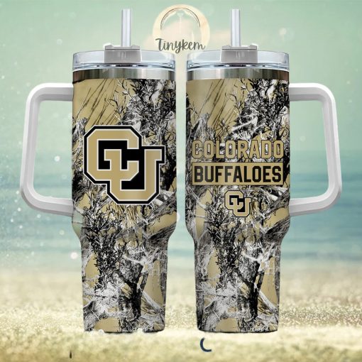 Colorado Buffaloes Realtree Hunting 40oz Tumbler