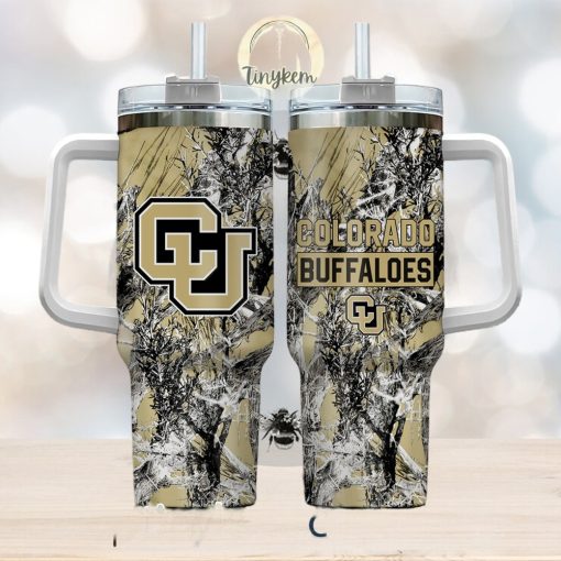 Colorado Buffaloes Realtree Hunting 40oz Tumbler