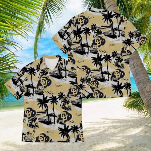 Colorado Buffaloes Sports American Tropical Patterns Club Trending Summer 3D Hawaiian Shirt For Fans Men And Women Gift