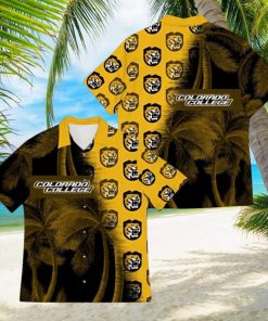 Colorado College Tigers Coconut Tree Aloha 3D Hawaiian Shirt For Fans Men And Women Gift