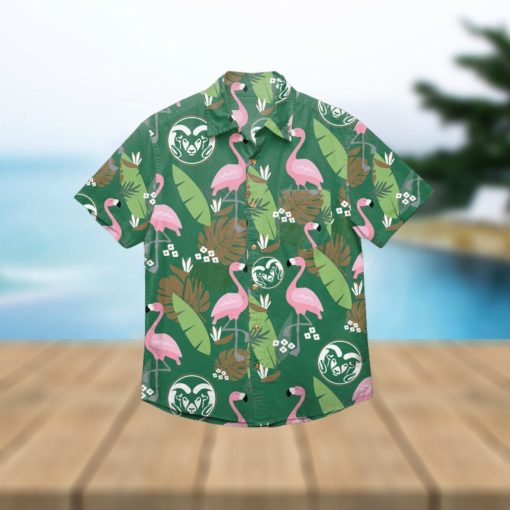 Colorado State Rams Floral Hawaiian Shirt