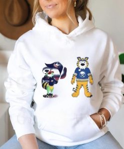 Columbus Blue Jackets Vs Buffalo Sabres Nhl Mascot T Shirt