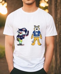 Columbus Blue Jackets Vs Buffalo Sabres Nhl Mascot T Shirt