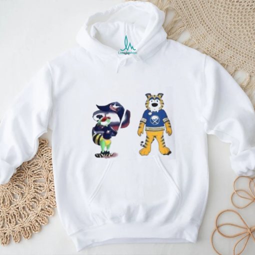 Columbus Blue Jackets Vs Buffalo Sabres Nhl Mascot T Shirt