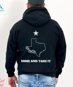 Come and Take It Razor Wire Texas Map Shirt