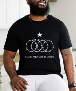 Come and Take it Down Texas Barb Razor Wire Shirt