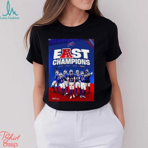 Congrats Buffalo Bills Are The 2024 AFC East Champions NFL Playoffs Season 2024 4 Times Shirt