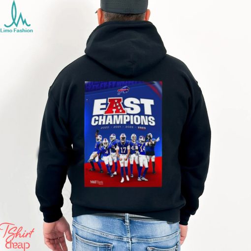 Congrats Buffalo Bills Are The 2024 AFC East Champions NFL Playoffs Season 2024 4 Times Shirt