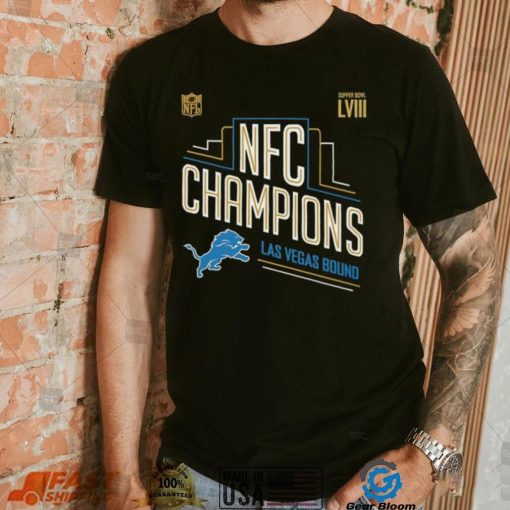 Congrats Detroit Lions Are 2023 NFC Champions And Advance to Super Bowl LVIII Las Vegas Bound Unisex T Shirt