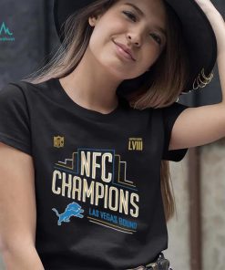 Congrats Detroit Lions Are 2023 NFC Champions And Advance to Super Bowl LVIII Las Vegas Bound Unisex T Shirt