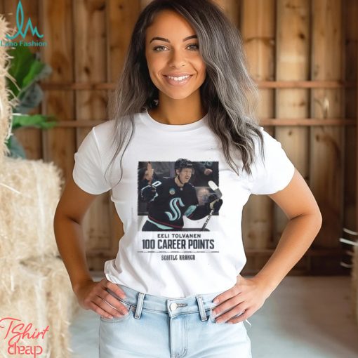 Congrats Eeli Tolvanen From Seattle Kraken Earns 100th Career NHL Point Essentials T Shirt