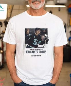 Congrats Eeli Tolvanen From Seattle Kraken Earns 100th Career NHL Point Essentials T Shirt