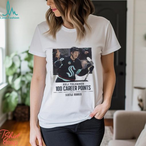 Congrats Eeli Tolvanen From Seattle Kraken Earns 100th Career NHL Point Essentials T Shirt