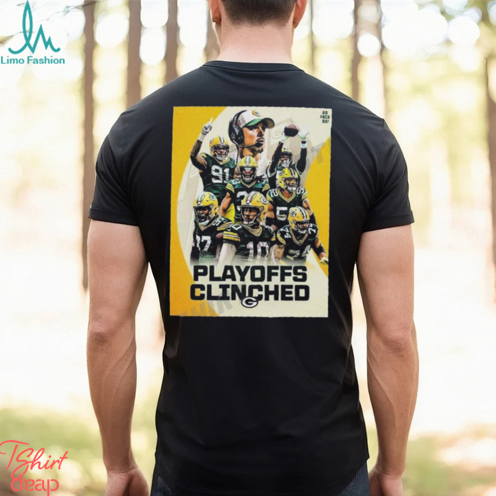 Congrats Green Bay Packers Playoffs Clinched 2024 T Shirt Congrats Green Bay Packers Playoffs Clinched 2024 T Shirt